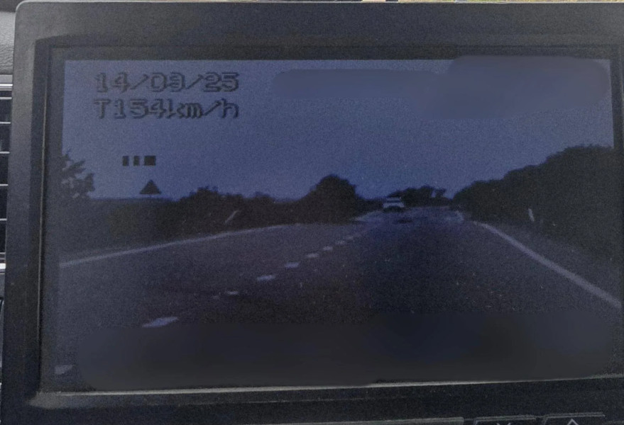 Șofer din Craiova, prins cu 154 km/h într-o zonă cu limită de 50