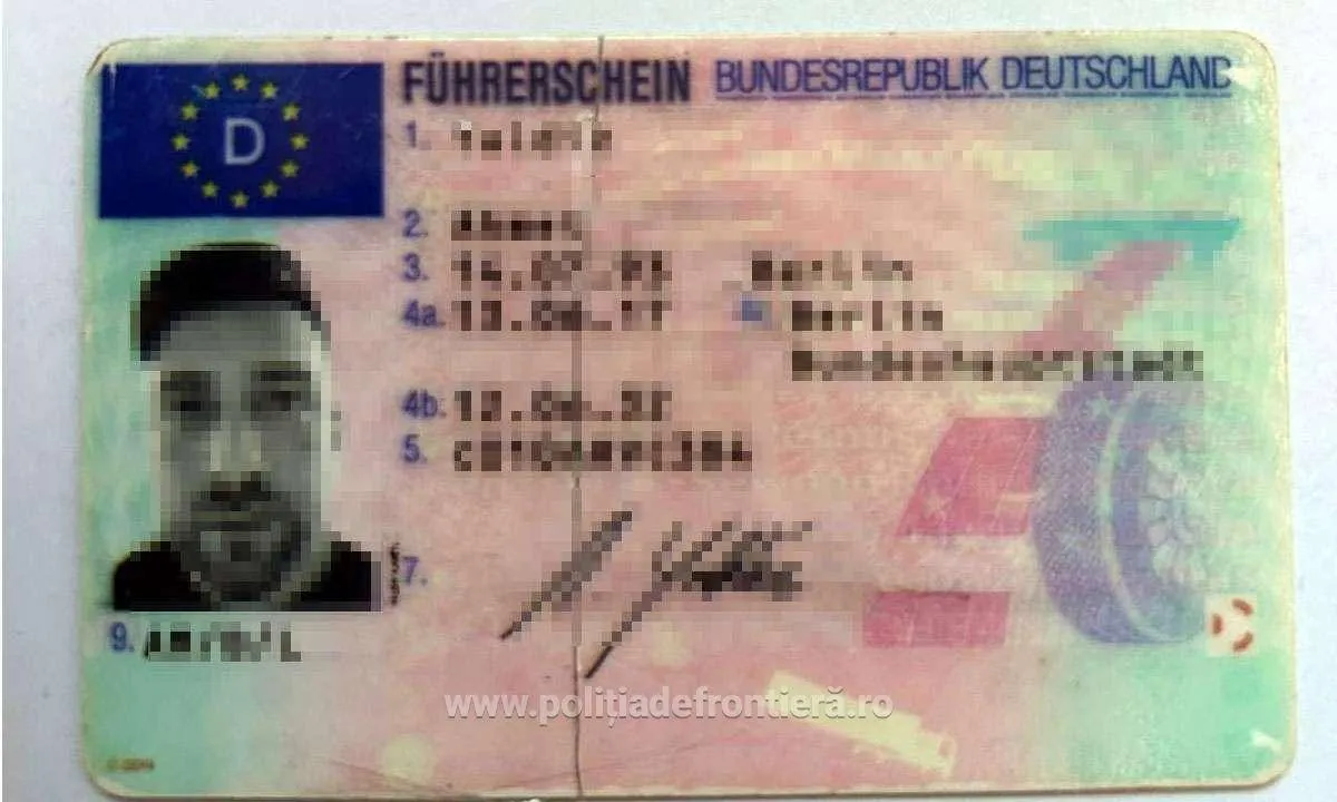 Cetățean turc prins la Calafat cu permis de conducere fals