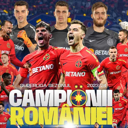 FCSB câștigă titlul de campioană a României la fotbal